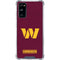 NFL Washington Commanders Distressed Galaxy S20 FE Clear Case